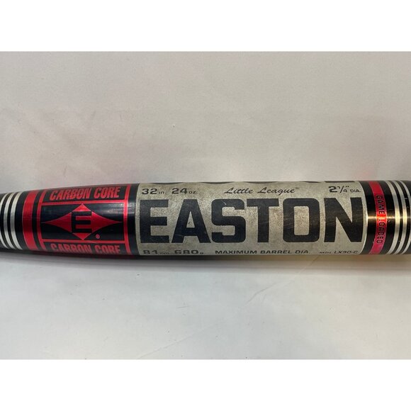 Easton Baseball Bat Lx90-C Carbon Core Power Hitter 32 Inch 24 oz red black - Picture 5 of 16